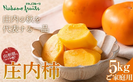 
            ≪2026年先行予約≫【仲野観光果樹園】ご家庭用 山形県産 庄内柿 5kg(25～31個) 2026年10月下旬から順次発送 柿 かき デザート フルーツ 果物 くだもの 果実 食品 山形県 F2Y-5547
          