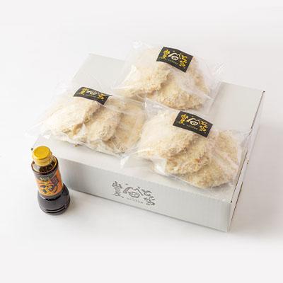 ふるさと納税 富田林市 ≪冷凍≫工場直営　とんかつの山田屋の富ヘレかつ(150g×9枚)特製ソース付き　 |  | 01