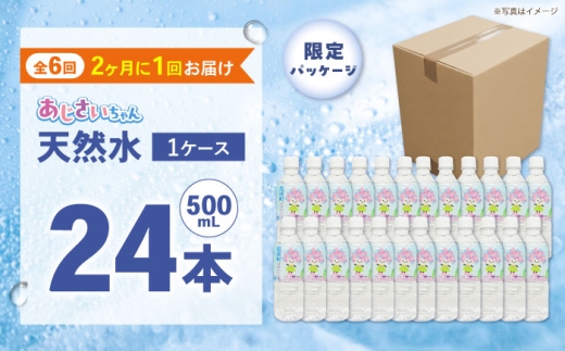 【全6回定期便（2ヶ月に1回お届け）】ミネラルウォーター （500mL×24本）×1箱 [BDBE003-13]