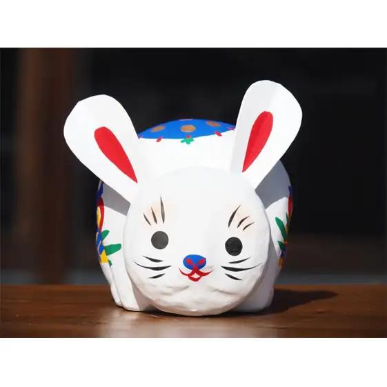 【ふるさと納税】干支 うさぎ XLサイズ 伝統工芸品 張り子 干支 兎年 手づくり 縁起物 魔除け お守り おしゃれ 置物 インテリア おもちゃ 人形 民芸品 伝統技術 