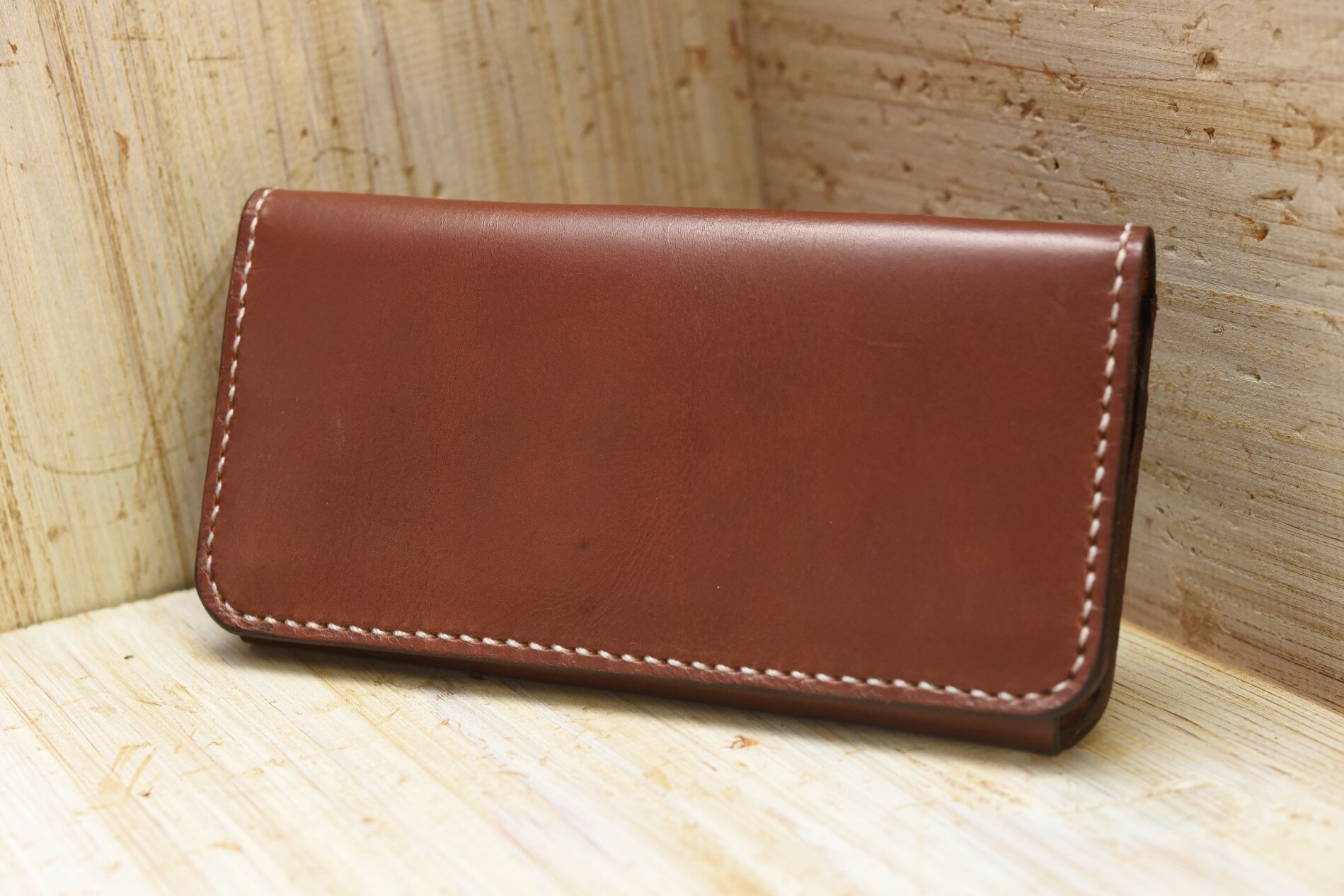 【ふるさと納税】ロングウォレット Slim(スリム) / 本革 牛革 財布 / 小浜市 / フウネレザーファクトリー [BFAJ170]
