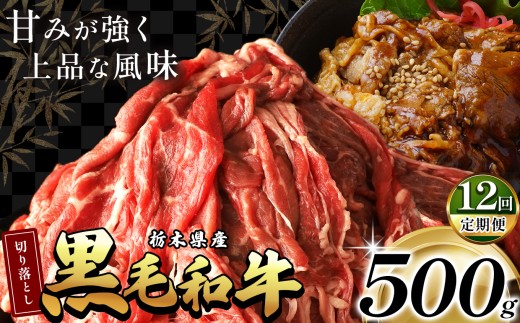 【ふるさと納税】 訳あり 限定 定期便 国産 牛肉 切り落とし 不揃い ふぞろい 国産牛 黒毛和牛 和牛 肉 赤身 小分け 500g 1kg 2kg 便利 柔らかい 肉じゃが 牛丼 すき焼き 冷凍 選べる お取り寄せ お得 安い 送料無料  那珂川町 栃木県