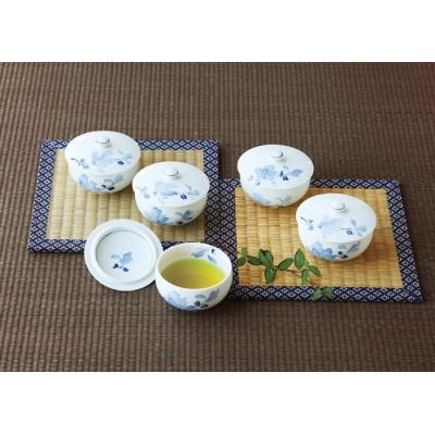 ふるさと納税 長崎県 【波佐見焼】土瓶急須と蓋付き来客お湯呑 辻が花　1 11557 |  | 01