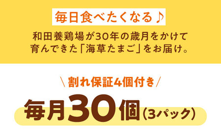 卵 定期便【3ケ月】（3パック）卵 平飼い[AGDQ005]
