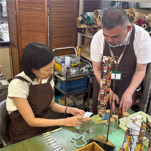 60分でできる　小学生から参加OK　本革ストラップ作り　【2名様分】 【kt057-002-1】 体験