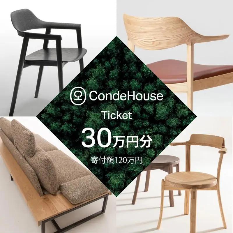 旭川家具 カンディハウス 返礼品自由選定型 30万円分 チケット ｜ 家具 _03928