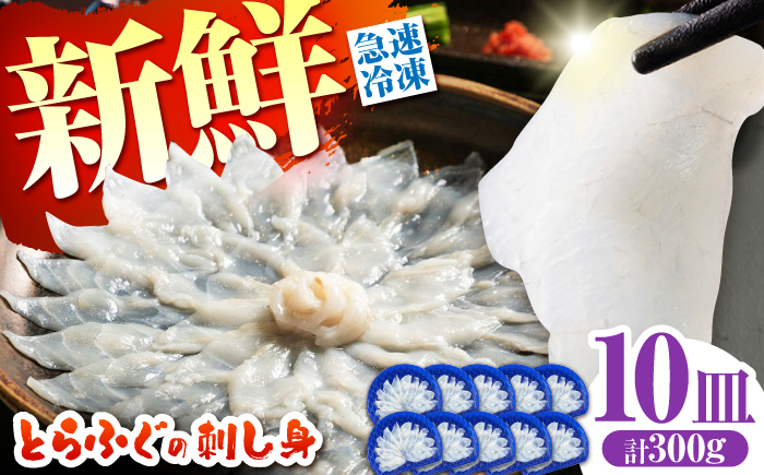 【新鮮！贅沢おつまみ】ふぐ 刺身 ふぐ刺し（小皿/40g）×10枚 / とらふぐ 刺身 紅葉おろし トラフグ ふぐ フグ 河豚 刺し身 ふぐ刺し / 南島原市 / 株式会社 FUKUNOTANE [S