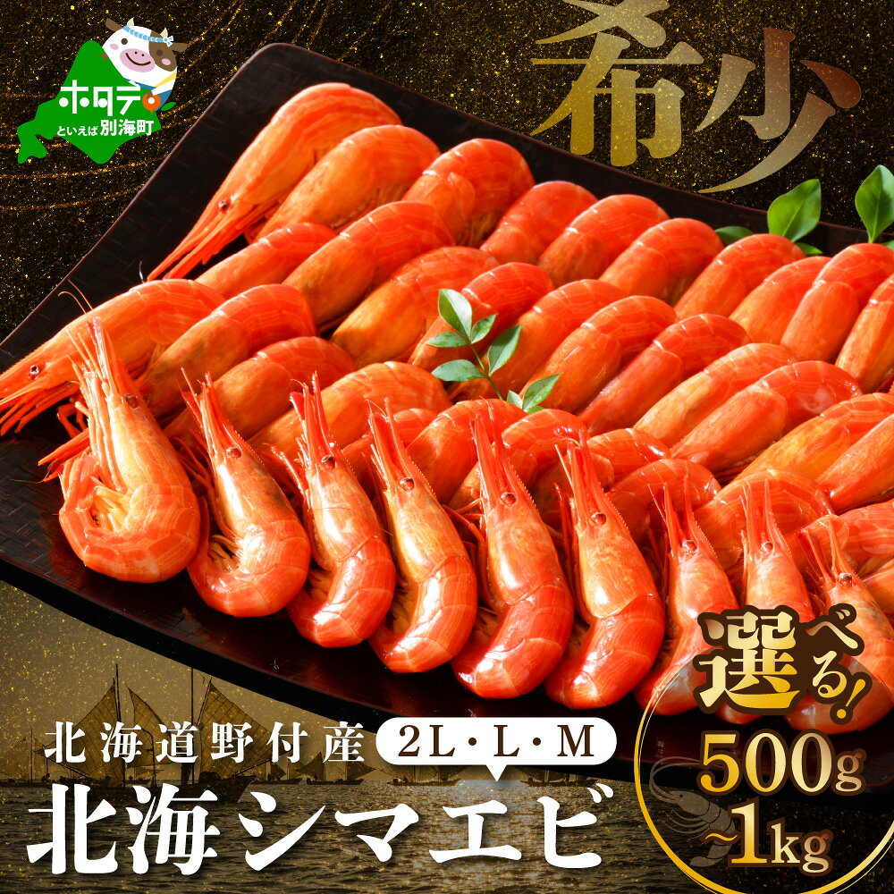 【ふるさと納税】 高評価 ★4.42 高評価 希少 北海道 野付産 北海しまえび 特大2 L・L・M サイズ 500g ～1kg 【サイズが選べる】( ふるさと納税 えび ふるさと納税 エビ ふるさと納税 海老 北海しまえび ふるさと納税 北海シマエビ ふるさと納税 シマエビ )
