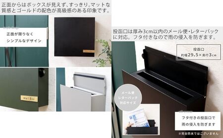 壁掛けポスト Serra(セラ) ウッド