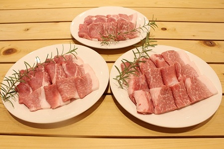 【京丹波高原豚】 豚モモ肉 焼肉用 1.3kg 【豚肉】 [010TN005]