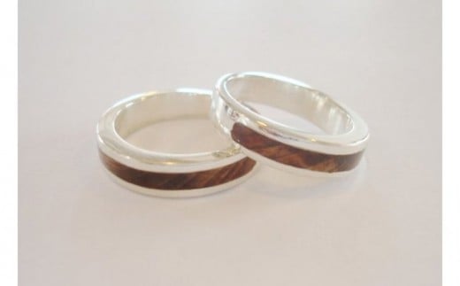 【グレイン】屋久杉リング －添（Sou）－プラチナ - メンズ レディース 男性 女性 アクセサリー 贈り物 ギフト おしゃれ お揃い 指輪 木製品 一点物 人気 おすすめ 沖縄県 八重瀬町