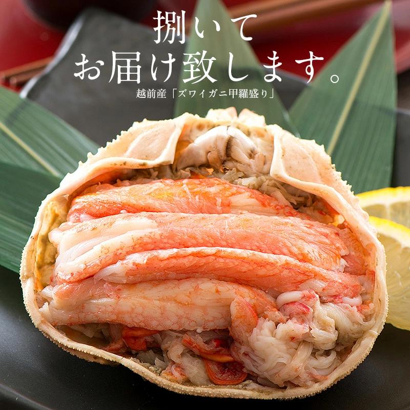 まるごと使用！ズワイ蟹甲羅盛り × 3個 セット 【冷凍】 [053-b004]【敦賀市ふるさと納税】