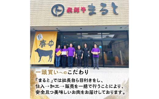 【飛騨牛】焼肉4種B-2セット　赤身肉と味付けホルモンなど　合計1kg【配送不可地域：離島】