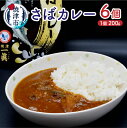 【ふるさと納税】 カレー さばカレー 6個 セット レトルト 非常食 さば スパイス マイルド a12-131