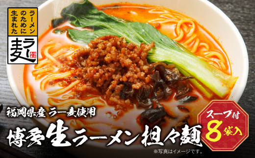AA16-18 福岡県産ラー麦 博多生ラーメン担々麺
