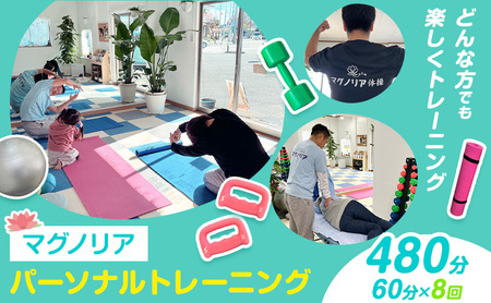 パーソナル トレーニング 60分×8 お試し マッサージ ボクシング 初心者 マグノリア《30日以内に出荷予定(土日祝除く)》運動 健康 体力づくり ダイエット 体型管理 チケット サービス 体験 千葉県 流山市