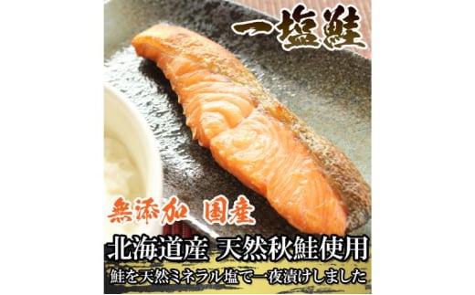 一塩鮭 （薄塩）　鮭 さけ サケ 天然 秋鮭 ミネラル塩 冷凍 真空パック 小分け 低脂肪　高たんぱく EPA DHA