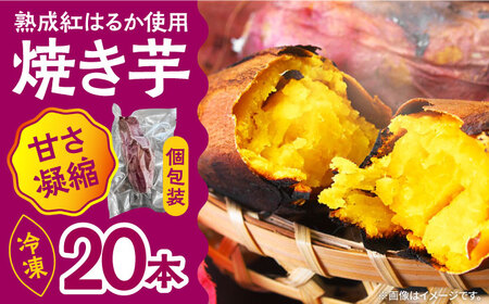 【数量限定】【ねっとり甘い熟成サツマイモ】冷凍焼き芋（紅はるか） 20本(S?M) / さつまいも やき芋 冷凍 小分け 個包装 冷やし焼き芋 / 南島原市 / 池田海陸物産 [SEW001]