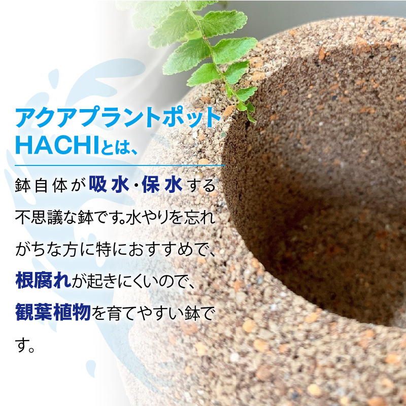 アクアプラントポットHACHI「円(ﾏﾄﾞｶ)」白_33-118-1-3