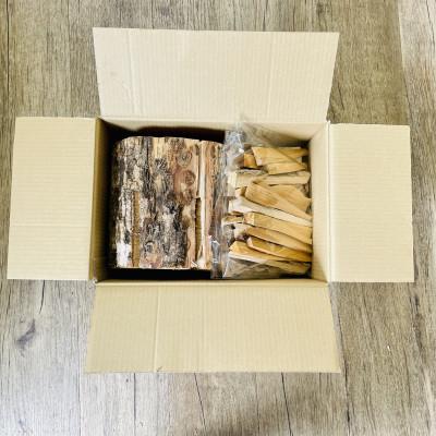 ふるさと納税 釧路町 スウェーデントーチ焚き付けセット 5kg 北海道産 広葉樹 薪 キャンプ |  | 03