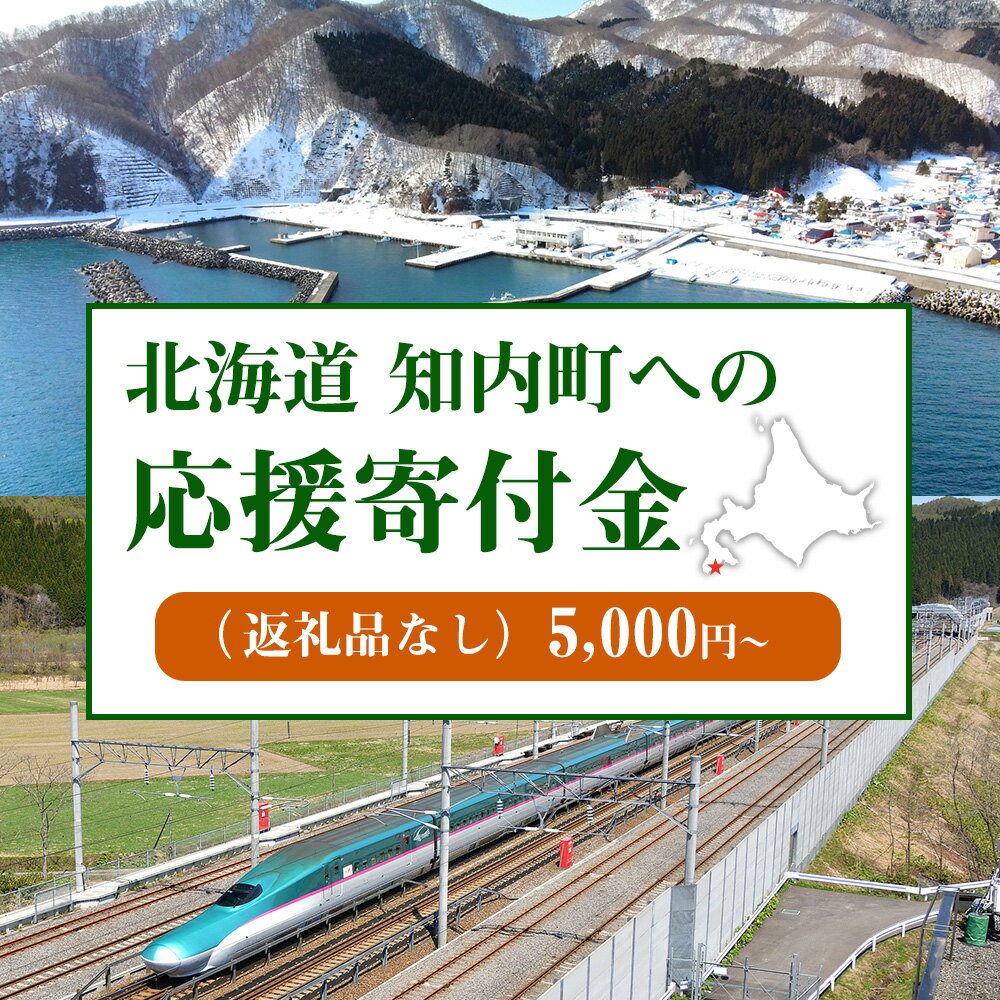 【ふるさと納税】北海道 知内町 選べる ☆応援寄付金☆【返礼品なし】知内町 ふるさと納税 北海道ふるさと納税 寄付のみ 返礼品なし 【AQ01】