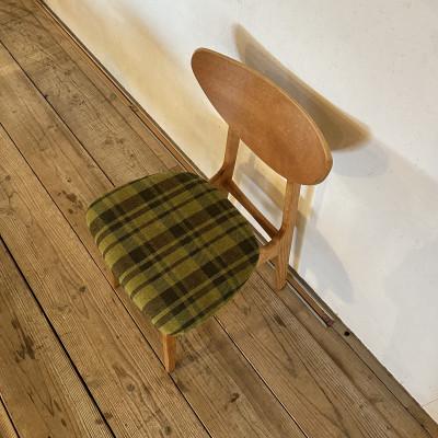 ふるさと納税 富田林市 Karl Dining Chair ガルボ グリーン ミディアムブラウンフレーム【SWOF】 |  | 01