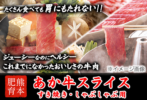 熊本県産 あか牛 スライス（すきやき・しゃぶしゃぶ用）800g焼き肉 肉のみやべ 《120日以内に出荷予定(土日祝除く)》---sm_fmiyaakasu_120d_23_22500_800g---