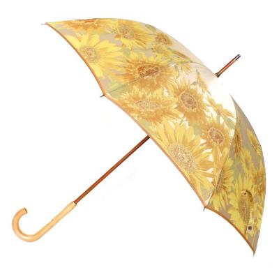 ふるさと納税 富士河口湖町 槙田商店【晴雨兼用】長傘 ”絵おり”  向日葵