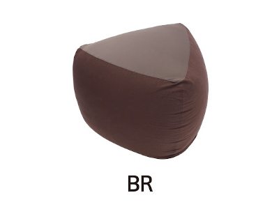 MOGU 三角フィットソファ BR（ブラウン）【離島　配送不可】