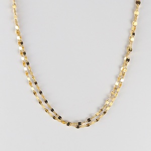 K24 pure gold/ピュアゴールド 2連ネックレス14199