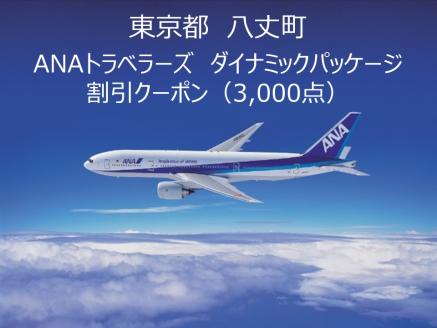 東京都八丈町ＡＮＡトラベラーズダイナミックパッケージクーポン3,000点分