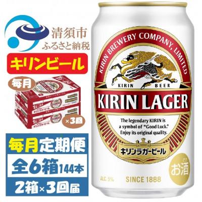 ふるさと納税 清須市 【毎月定期便】キリンビール ラガー350ml 2ケース(48本)全3回