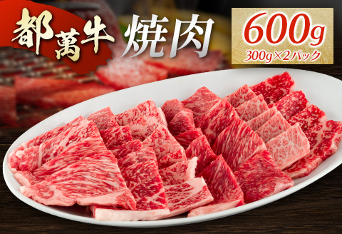 黒毛和牛＜都萬牛＞焼肉 300g×2パック 計600g【C383-2603】