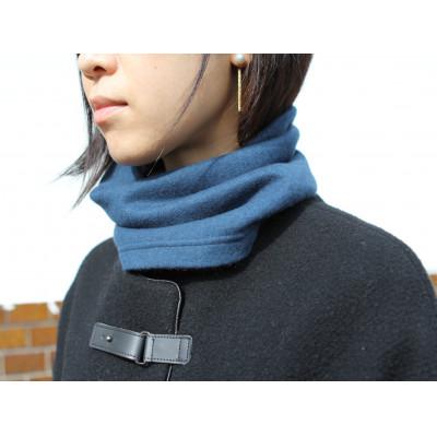 ふるさと納税 羽島市 OLTAS カシミヤ100%ネックウォーマー　ブルーグリーン |  | 03
