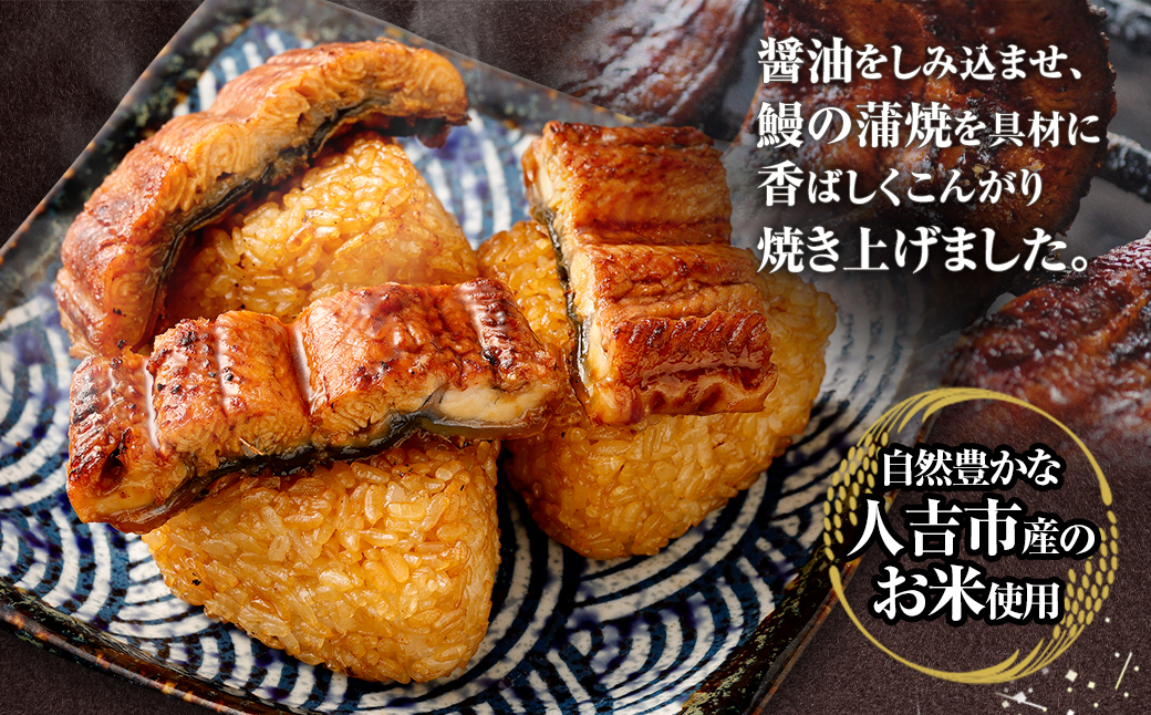 【5ヶ月毎2回定期便】うなぎ乗せ 焼きおにぎり 計18個（9個×2回）