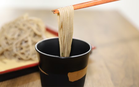鹿児島県産オクラ使用 おくらのお蕎麦 1.2kg(200g×3袋入×2箱) イーストスクエア IB115-002  蕎麦 蕎麦 