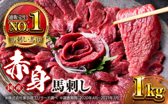 
                  国産 赤身馬刺しセット 約1000g【株式会社 利他フーズ】 [AYBP032]
                