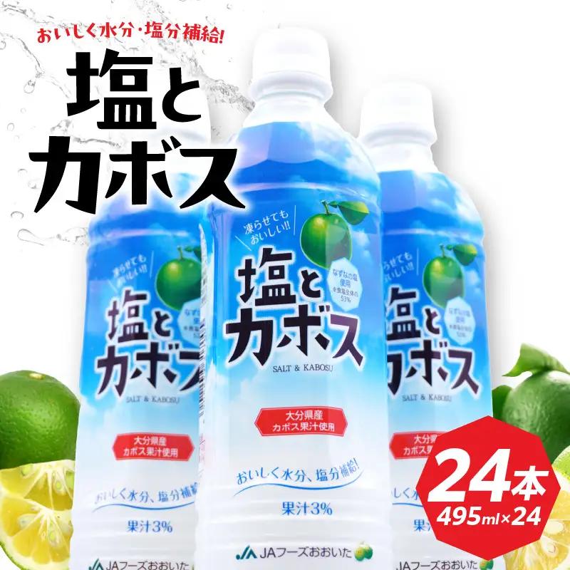 塩とカボス　495ｍｌ×24本 I02059