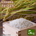 【ふるさと納税】 令和6年産 さがびより 5kg 佐賀県産 佐賀県産 嬉野産 米 コメ こめ 佐賀県嬉野市/吉田まんぞく館 [NAG005]