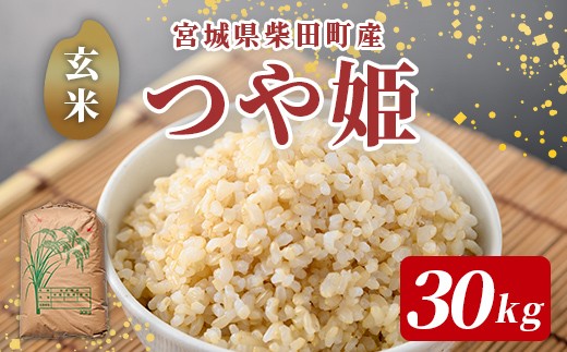 
                  ＜先行予約！2026年11月から順次発送予定＞【令和8年産 新米】柴田町産 つや姫 ＜玄米＞ 30kg お米 おこめ 米 コメ 白米 つやひめ ご飯 ごはん おにぎり 宮城米 お弁当 【下名生ファーム】 sh124
                