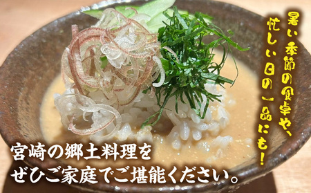 「小料理ひゅう」冷や汁 5種10食セット 郷土料理 冷や汁 カツオの漬け 佃煮 そぼろ煮 へべす 小料理ひゅう