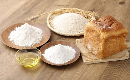 【指定日必須】【月曜指定不可】【6月から9月配送不可】もちもち米粉食パン  1本（2斤） 食パン 米粉パン パン 国産 大阪府 阪南市 冷蔵