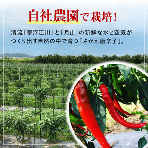 国産の唐辛子で作った 一味唐辛子 「さがえ唐辛子 旨辛」 15g × 1本　0025-G-BK027 ／ 唐辛子 スパイス 香辛料 調味料 国産 自社農園 福祉 支援 お取り寄せ 山形産 山形県産 山