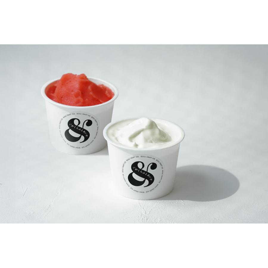 こがくらふとあいす＆　8個セット（牛乳＆いちご）