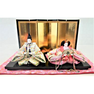ふるさと納税 小野市 雛人形　京芥子親王「鴛〜おしどり〜」 オリジナル金襴敷　No.K-304
