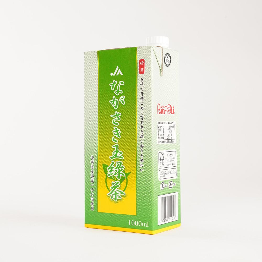 【ふるさと納税】ながさき玉緑茶 1000ml×6本