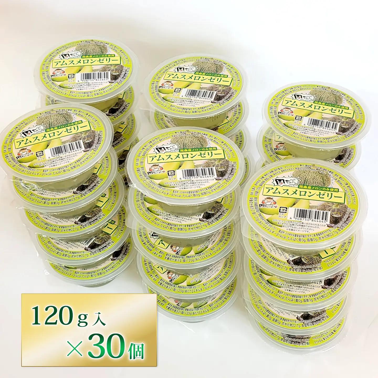 【ゼリー】アムスメロンゼリー （カップタイプ） 120g×30個