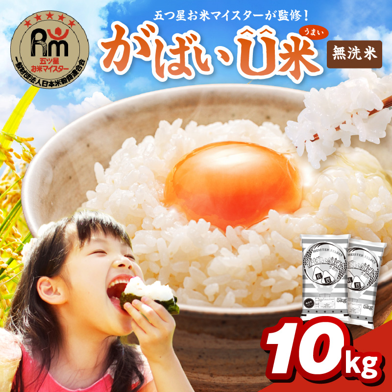 伊万里産 がばいＵ米(うまい) ブレンド米 【無洗米】10kg(5kg×2袋) お米マイスター厳選 086-B950