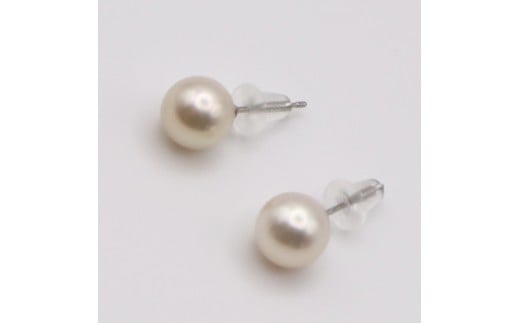 1933 Pt900　アコヤ本真珠7.5㎜up　スタッドピアス