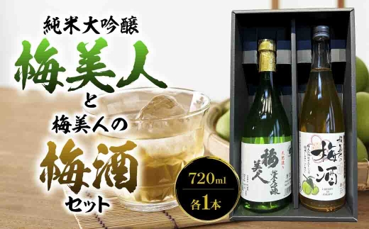 純米大吟醸「梅美人」と「梅美人の梅酒」のセット＜D03-3＞【1043423】 YWTO001